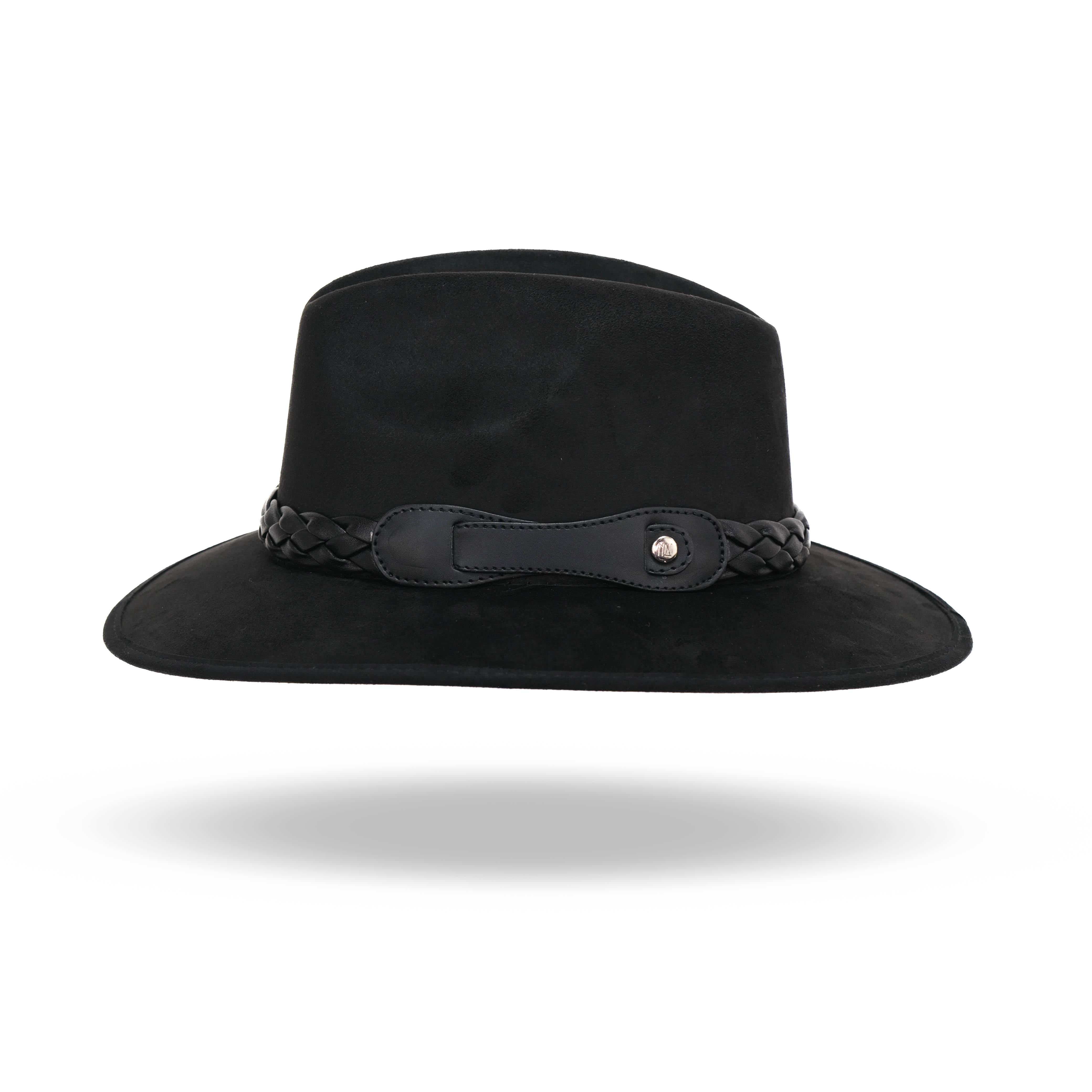Sombrero Western Trenza Negro